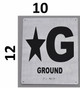 Sign Star Ground Floor - Tactile Touch Braille