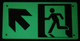 RUNNING MAN UP LEFT ARROW