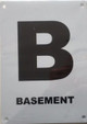 Sign BASEMENT SIGN