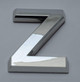 1 PCS - Apartment Number  Signage/Mailbox Number  Signage, Door Number  Signage. Letter Z ,3D