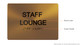 Staff Lounge  - , Back