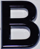 1 PCS - Apartment Number  Signage/Mailbox Number  Signage, Door Number  Signage. Letter B