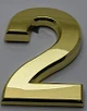 Apartment Number  Signage/Mailbox Number  Signage, Door Number  Signage. Number 2 ,3D,