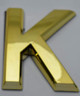 1 PCS - Apartment Number /Mailbox Number , Door Number . Letter K