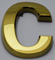 Sign 1 PCS - Apartment Number /Mailbox Number , Door Number . Letter C ,