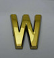 1 PCS - Apartment Number  Signage/Mailbox Number  Signage, Door Number  Signage. Letter W