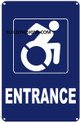 Sign ACCESSIBLE Entrance