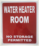 WATER HEATER ROOM