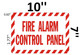 Sign FIRE Alarm Control Panel