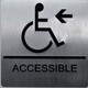 ACCESSIBLE LEFT ARROW  Signage ada