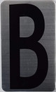 House Number Letter  Signage/Apartment Number Letter  Signage- Letter B