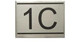 APARTMENT NUMBER  Signage -1C