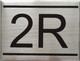 APARTMENT NUMBER  Signage -2R