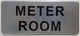 Sign METER ROOM