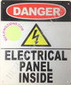 Danger- Electric Panel Inside  Signage