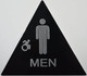 Sign CA ADA Men Restroom