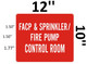 Sprinkler FIRE Pump Control Room -  - Back