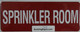 FD Sign Sprinkler Room