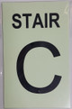 STAIR C  Signage GLOW IN THE DARK