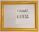 Yellow Snap Poster Frame/Picture Frame/Notice Frame BuildingSigns