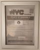 HPD NYC place of assembly certificate of operation frame