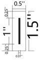 PHOTOLUMINESCENT DOOR NUMBER I BackHEAVY DUTY Back