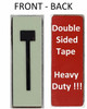 HPD Sign PHOTOLUMINESCENT DOOR NUMBER T  Sign HEAVY DUTY