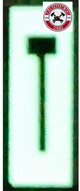 FD Sign PHOTOLUMINESCENT DOOR NUMBER T SIGN HEAVY DUTY