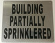 Building Partially SPRINKLE  Signage