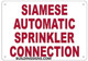 HPD SIGN Sprinkler Siamese