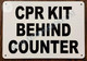 HPD SIGN CPR KIT Behind Counter