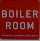 FD Sign Boiler Room
