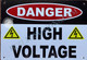 FD Sign Danger HIGH Voltage