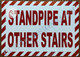 Standpipe at Other Stairs SIGNAGE