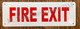 FD Sign FIRE EXIT