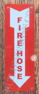 FD Sign Fire Hose  Arrow