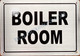 Boiler Room SIGNAGE
