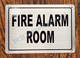 HPD Sign FIRE Alarm Room