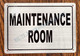 HPD Sign Maintenance Room