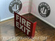 FD  Sign FIRE EXIT Projection -FIRE EXIT 3D