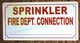 Sprinkler FIRE Department Connection Located_