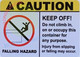 Hpd Container Signage: Caution Keep Off! DO NOT Climb ON ON OR Occupancy This Container for Any Purpose Sticker