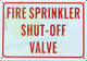 Fire Sprinkler Shut Off Valve