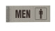 Men Restroom SIGNAGE-Two-Sided/Double Sided Projecting, Corridor and Hallway SIGNAGE