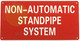 FD SIGN Non Automatic Standpipe System