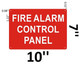 HPD SIGN FIRE ALARM CONTROL PANEL INSIDE