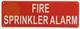 FIRE SPRINKLER ALARM