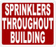 HPD SPRINKLER THROUGHOUT BUILDING SIGN