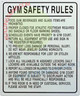 GYM SAFETY RULES