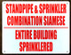 Standpipe and Sprinkler Combination Siamese